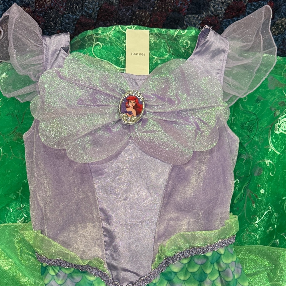 Disney Mermaid Costume - Purple and Green